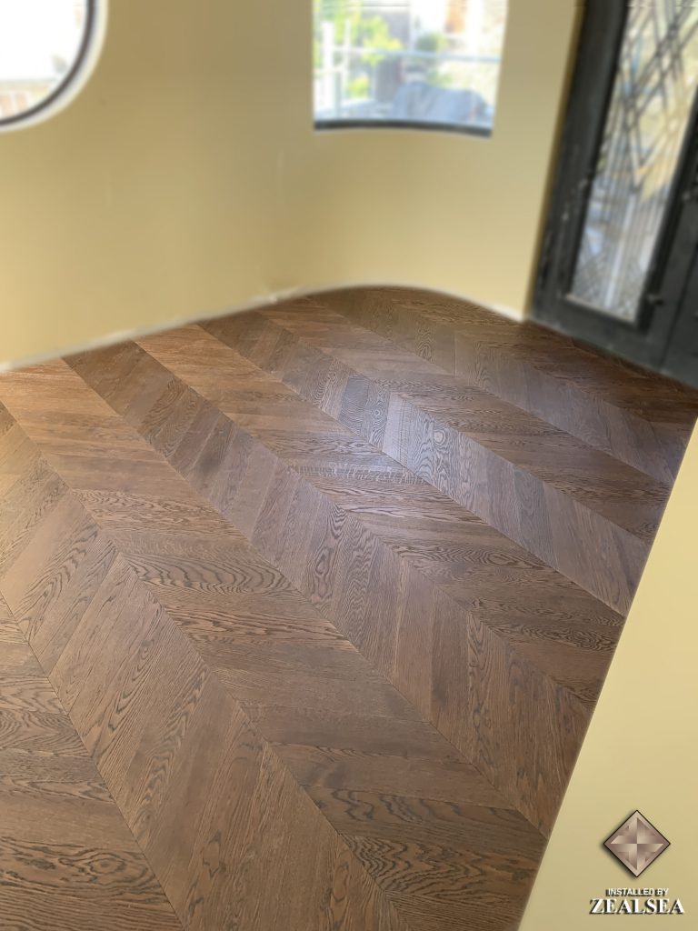 zealsea timber flooring professional installation west end coswick milk chocolate parquetry 1